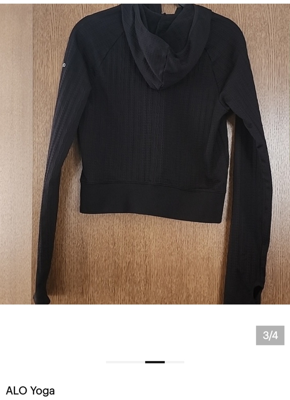 Alo Yoga Size Large Ribbed Jacket - Picture 2 of 2